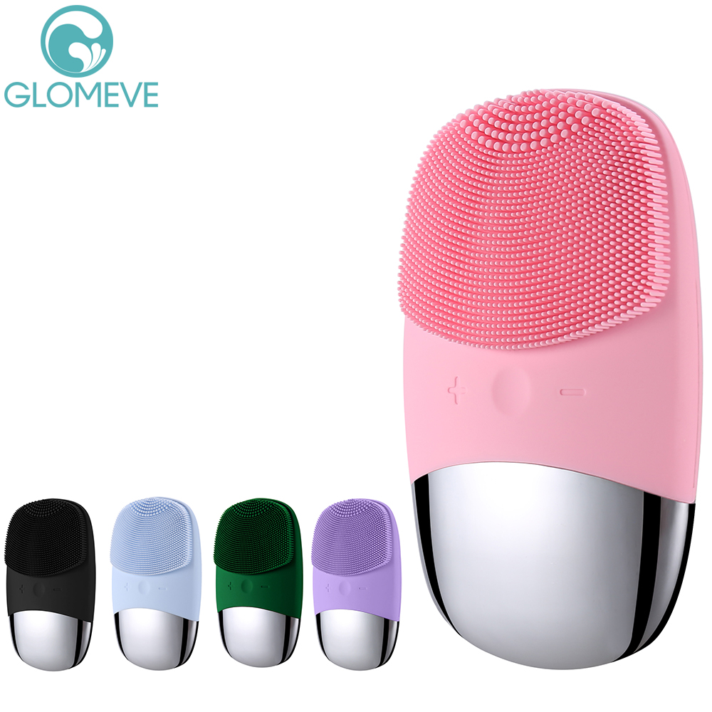 Electric Face Cleanser Brush - มินิไฟฟ้าแปรงทําความสะอาดผิวหน้ากันน้ํา Face Cleanser Scrubber Exfoliating นวด