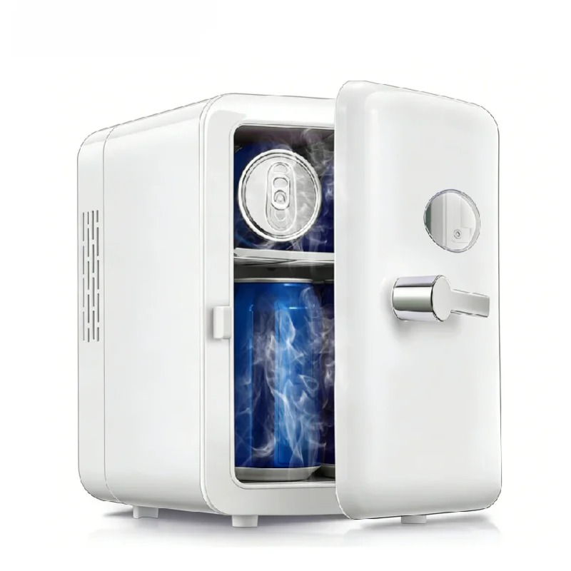 Beauty Makeup Fridge - ตู้เย็นพกพาขนาด 4 ลิตร สำหรับรถยนต์และบ้าน ใช้ได้ทั้งแบบเย็นและร้อน สำหรับเครื่องสำอาง