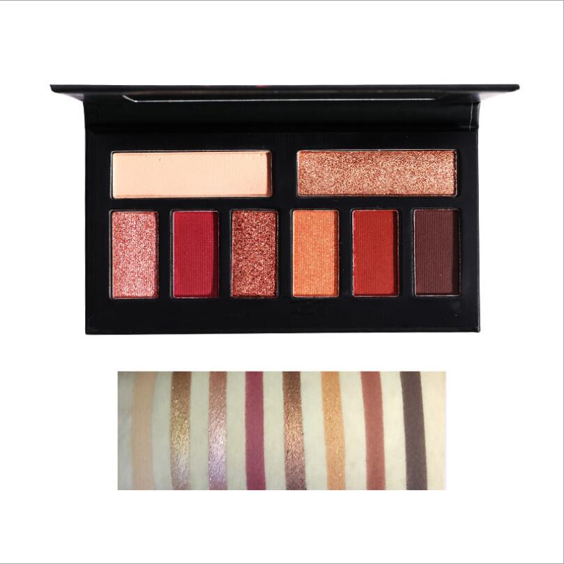 Beauty Makeup Eyeshadow Palette - 8 สี Matte อายแชโดว์ติดทนนานกันน้ํา Nude Shimmer
