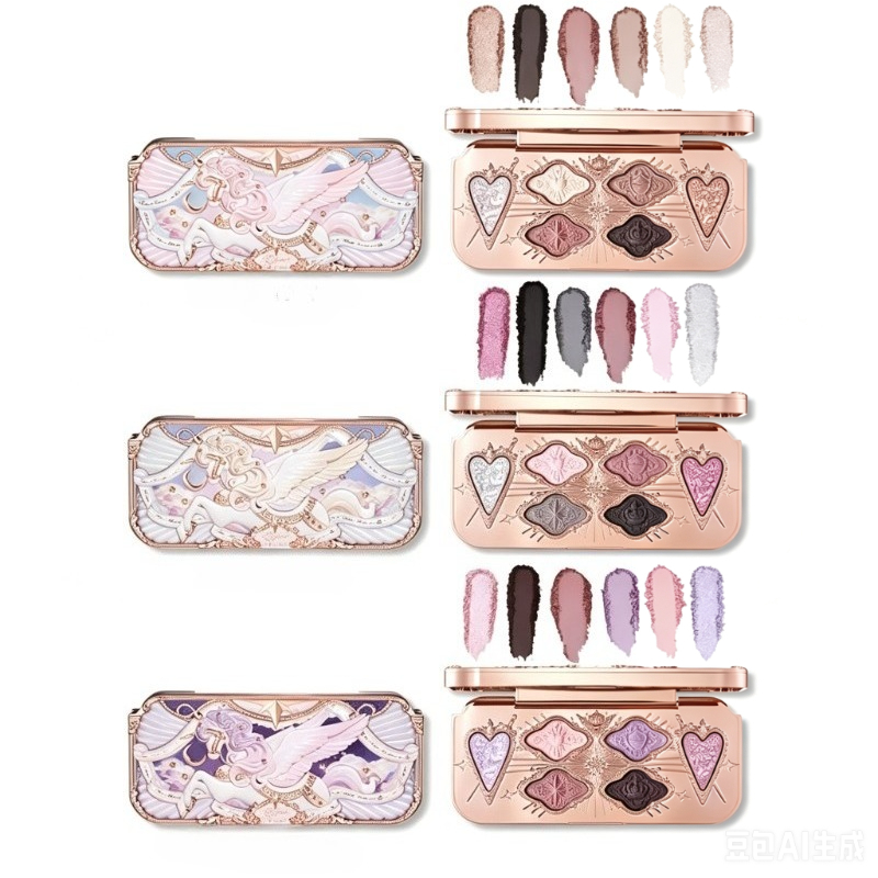 Beauty Makeup Eyeshadow Palette - พาเลทอายแชโดว์ Flower Knows Knight Unicorn เนื้อแมทท์