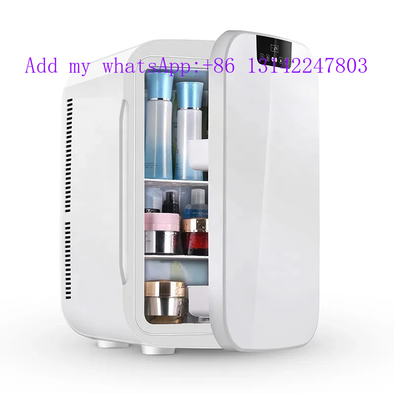 Beauty Makeup Fridge - ตู้เย็นมินิบาร์ขนาด 25 ลิตร สีขาว สำหรับบ้าน ดีไซน์สวยงาม