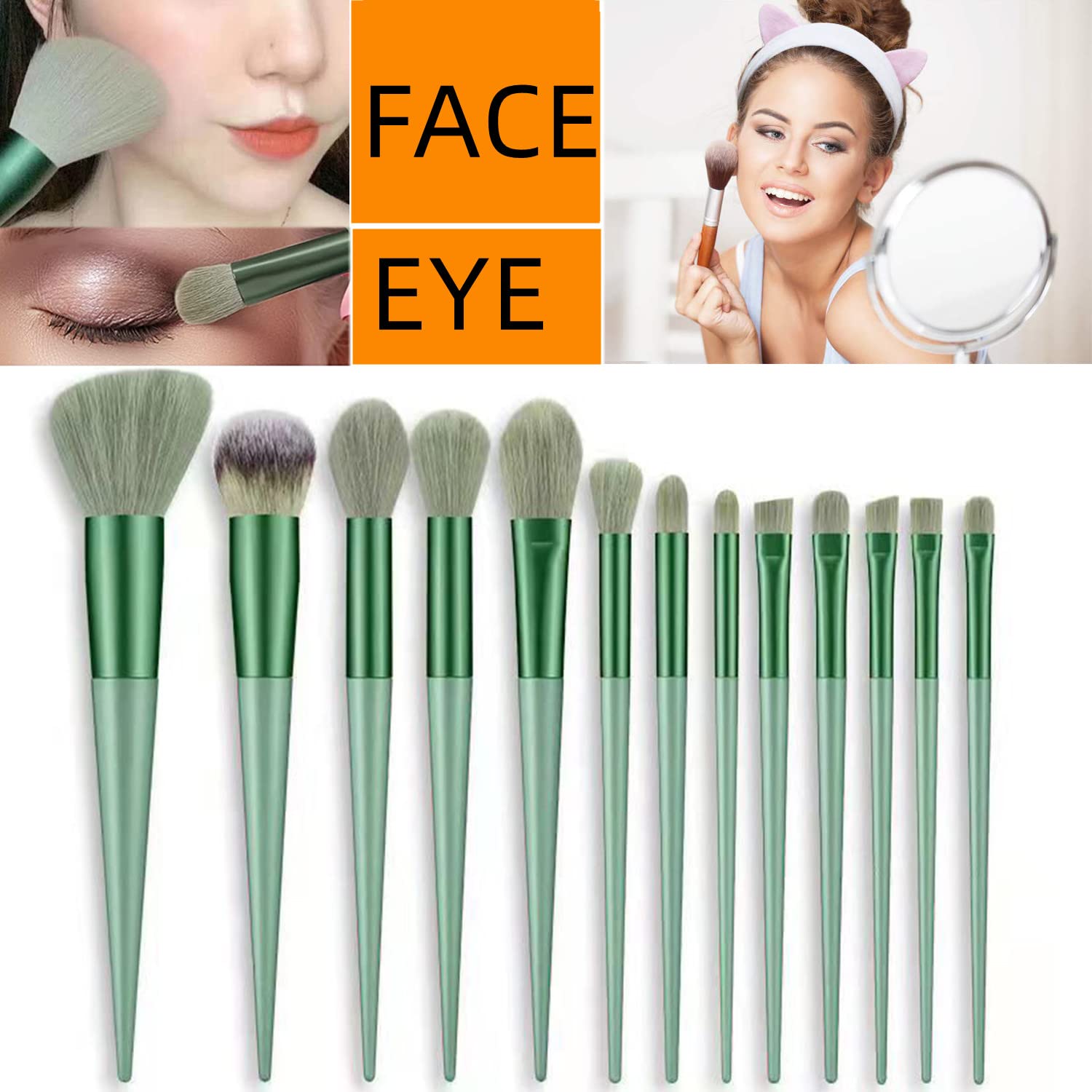 13 ชิ้นแปรงแต่งหน้าแปรงแต่งหน้ - Beauty Makeup Tool Collection บทวิจารณ์และราคา