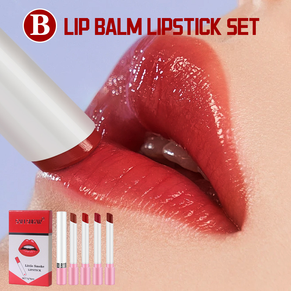 ชุดลิปสติกบุหรี่ 4 ชิ้น ลิปสติ - Beauty Makeup Store บทวิจารณ์และราคา