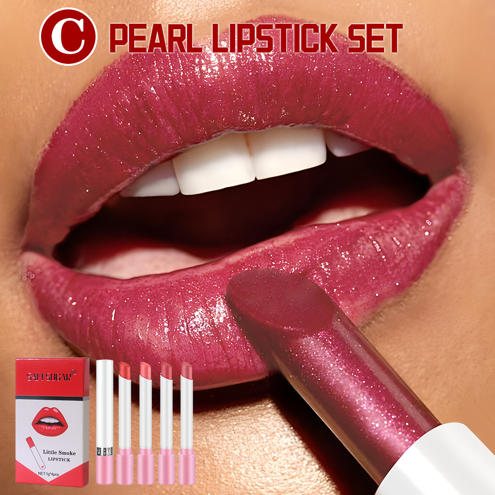 ชุดลิปสติกบุหรี่ 4 ชิ้น ลิปสติ - Beauty Makeup Store บทวิจารณ์และราคา