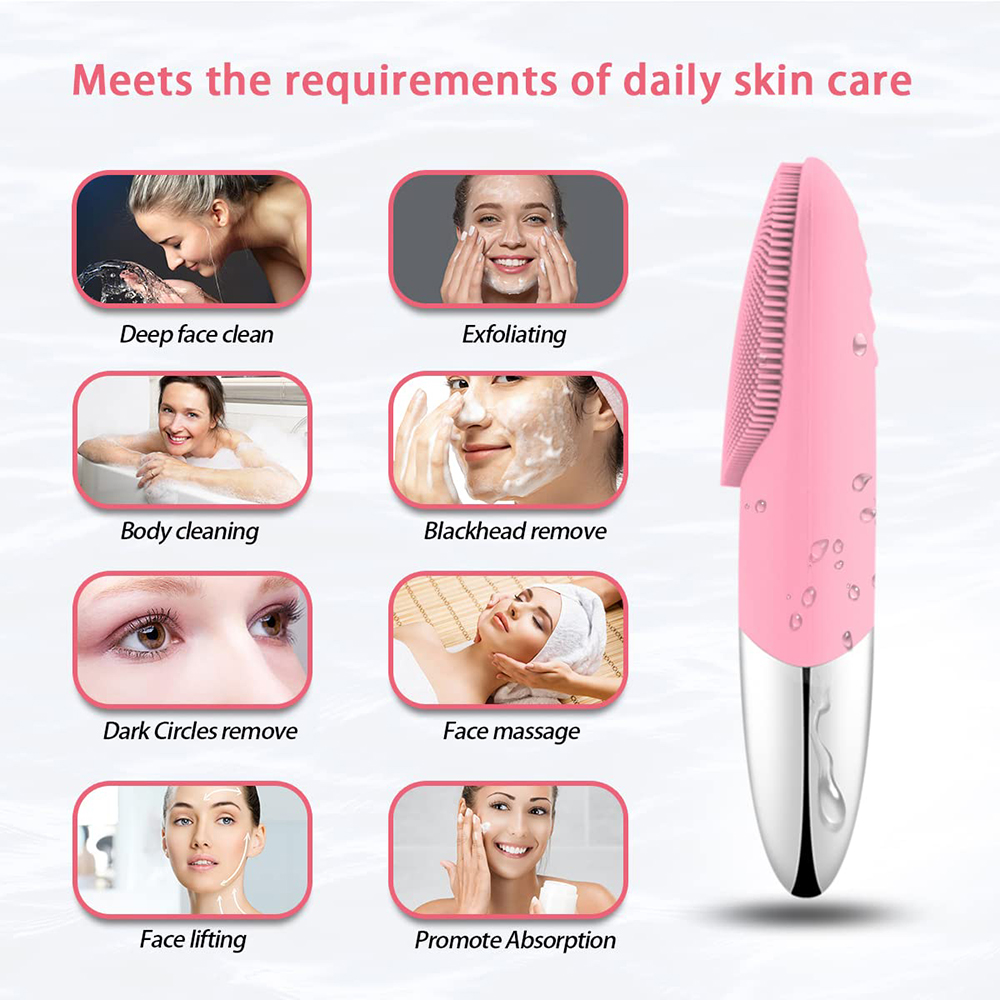 มินิไฟฟ้าแปรงทําความสะอาดผิวหน - Electric Face Cleanser Brush บทวิจารณ์และราคา