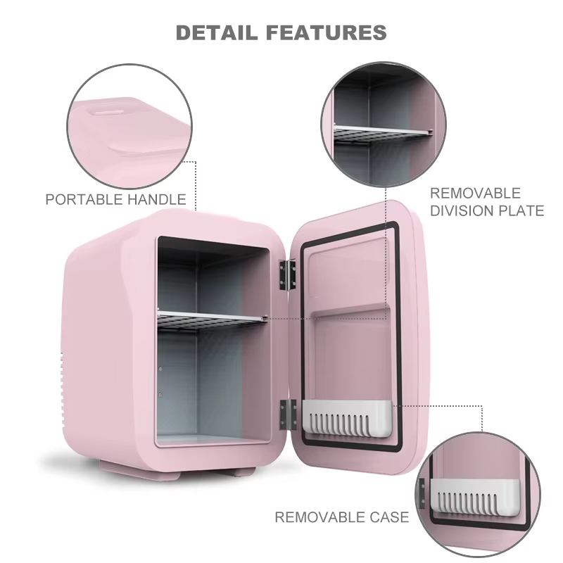 ราคาดีตู้เย็นขนาดเล็กรถแบบพกพา - Beauty Makeup Fridge บทวิจารณ์และราคา