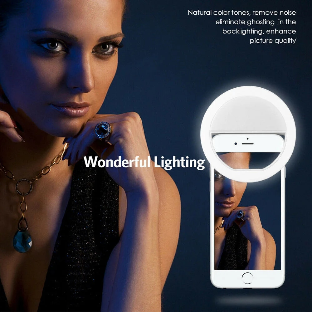 ไฟเซลฟี่ LED แบบพกพา ชาร์จผ่าน - Led Ring Light บทวิจารณ์และราคา