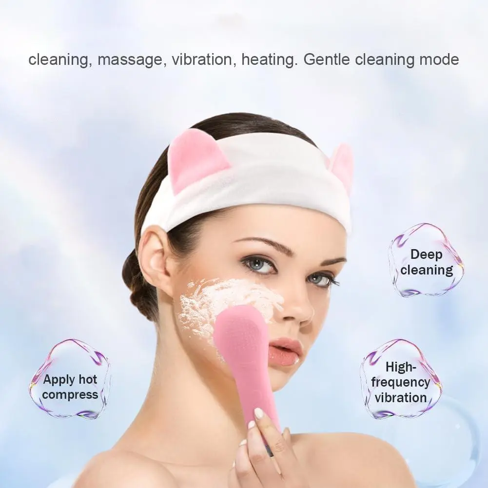 แปรงล้างหน้าไฟฟ้าพร้อมฐาน, 1 ก - Electric Face Cleanser Brush บทวิจารณ์และราคา
