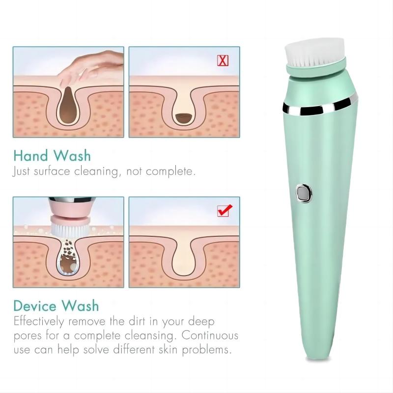 แปรงทำความสะอาดผิวหน้าแบบหมุนไ - Electric Face Cleanser Brush บทวิจารณ์และราคา