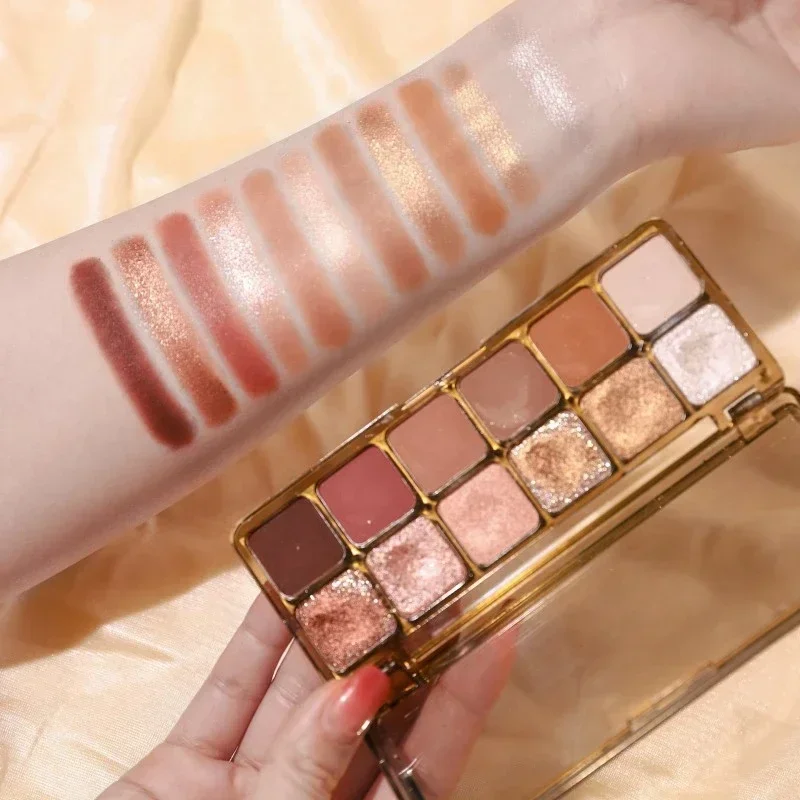 แป้งรองพื้นอายแชโดว์ระยิบระยับ - Beauty Makeup Eyeshadow Palette บทวิจารณ์และราคา