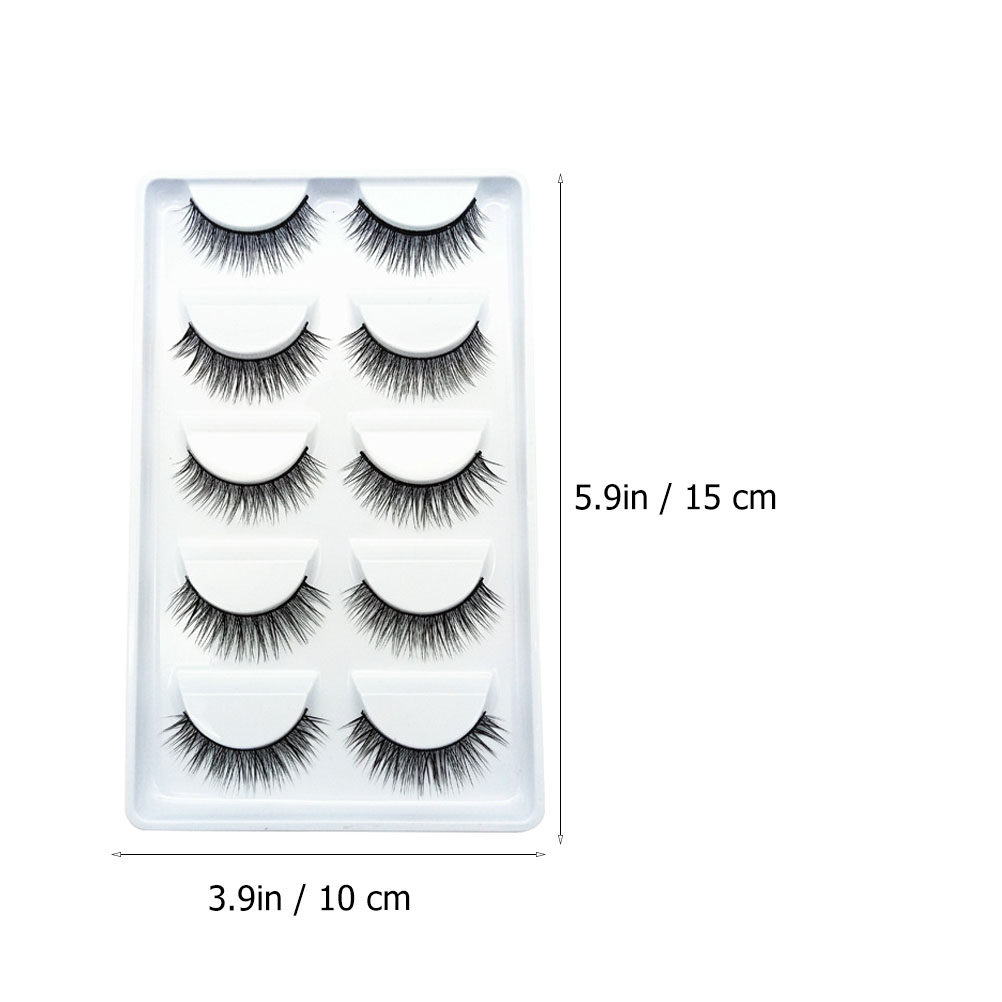 ขนตาปลอมธรรมชาติ 10 คู่ อุปกรณ - Beauty Makeup Look บทวิจารณ์และราคา
