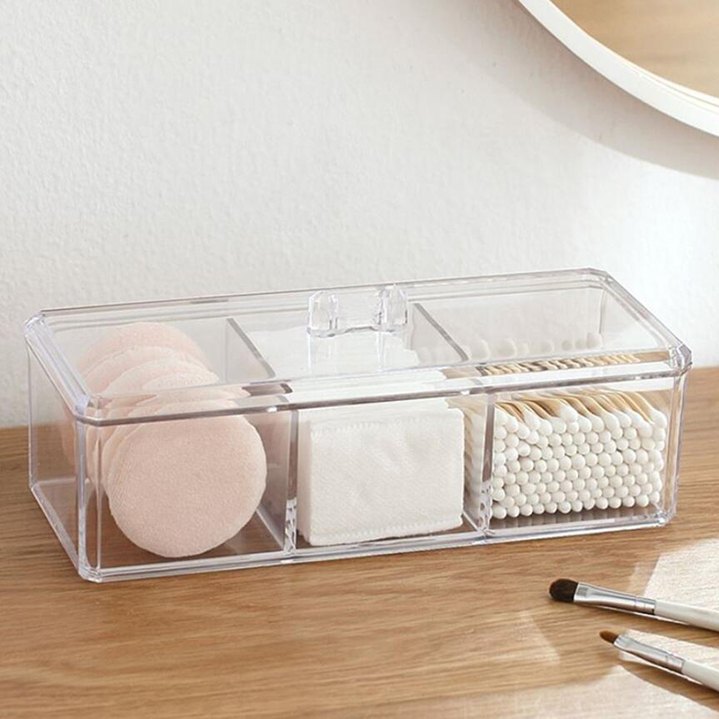 โปร่งใสกล่องเก็บเครื่องสําอางแ - Beauty Makeup Tool Collection บทวิจารณ์และราคา