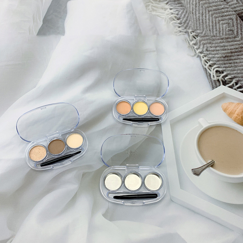 【3In1 Makeup Aluminum Palette】 - Beauty Makeup Eyeshadow Palette บทวิจารณ์และราคา