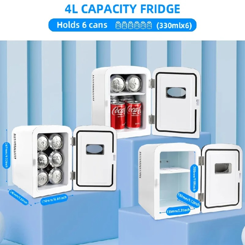 ตู้เย็นพกพาขนาด 4 ลิตร สำหรับร - Beauty Makeup Fridge บทวิจารณ์และราคา