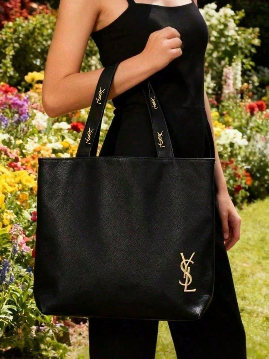 กระเป๋าสะพายไหล่ผ้าแคนวาสสีดำส - Ysl Beauty Makeup บทวิจารณ์และราคา