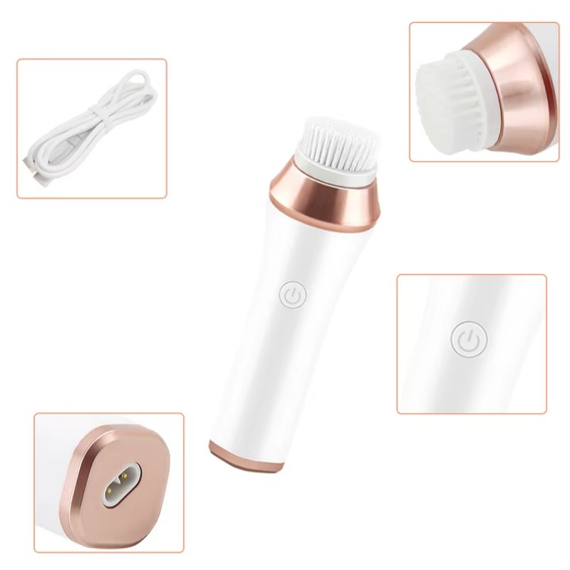 แปรงทำความสะอาดผิวหน้าแบบหมุนไ - Electric Face Cleanser Brush บทวิจารณ์และราคา