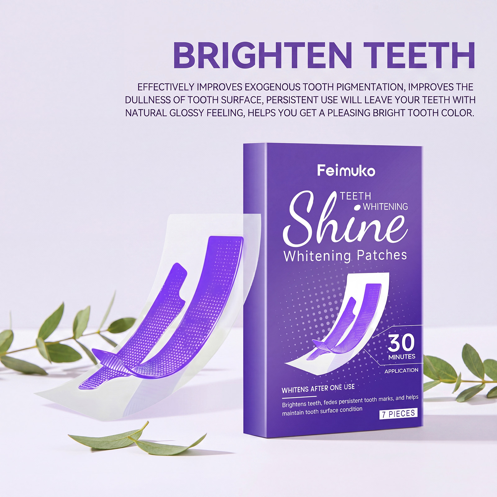 แผ่นฟอกสีฟัน 30 นาที ขจัดคราบฝ - Teeth Whitening Strips บทวิจารณ์และราคา
