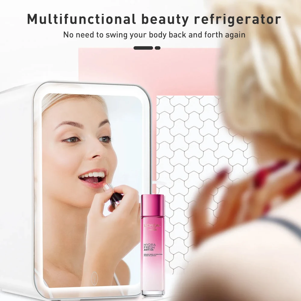 ตู้เย็นขนาดเล็ก 4 ลิตรพร้อมกระ - Beauty Makeup Fridge บทวิจารณ์และราคา
