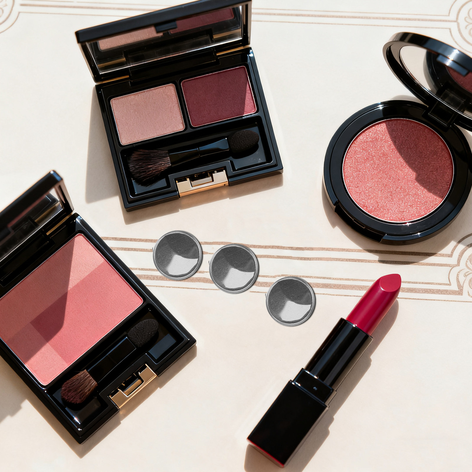พาเลตแต่งหน้าทรงกลมแบบเปล่า 30 - Beauty Makeup Eyeshadow Palette บทวิจารณ์และราคา