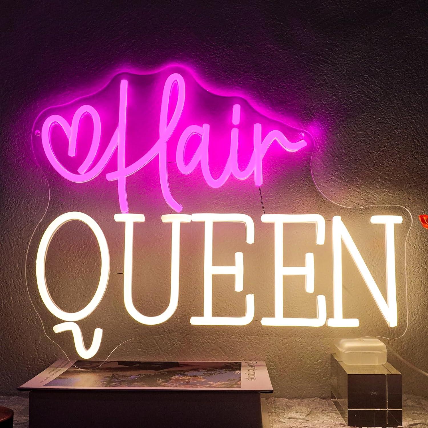 ป้ายไฟนีออน Hair Queen ปรับควา - Beauty Makeup Store บทวิจารณ์และราคา