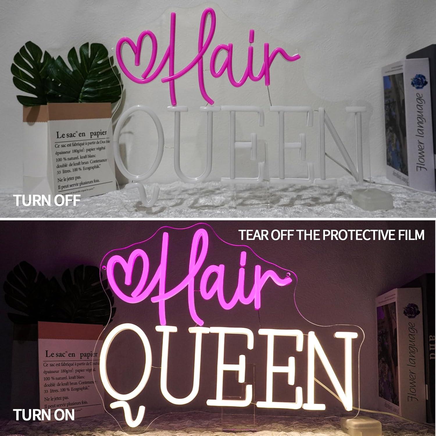 ป้ายไฟนีออน Hair Queen ปรับควา - Beauty Makeup Store บทวิจารณ์และราคา