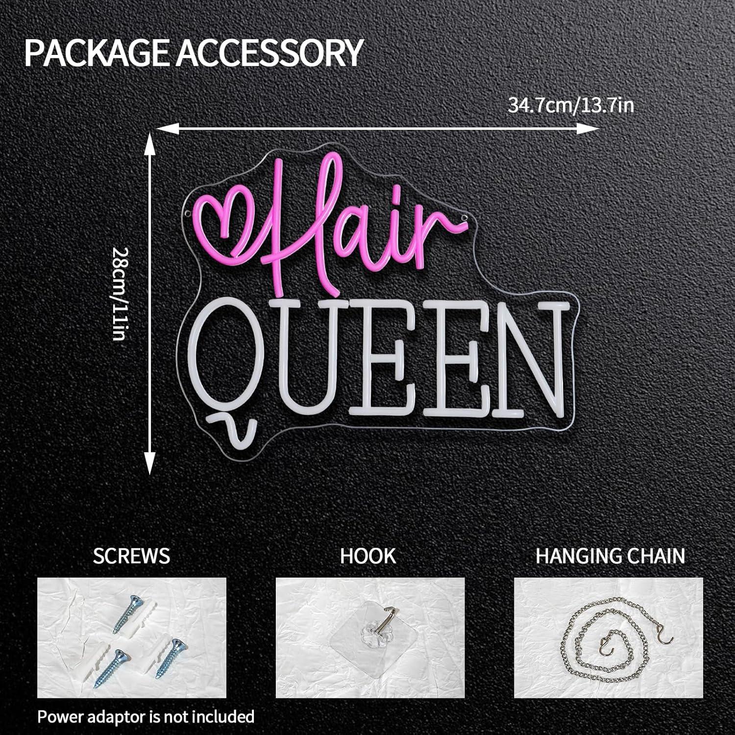 ป้ายไฟนีออน Hair Queen ปรับควา - Beauty Makeup Store บทวิจารณ์และราคา