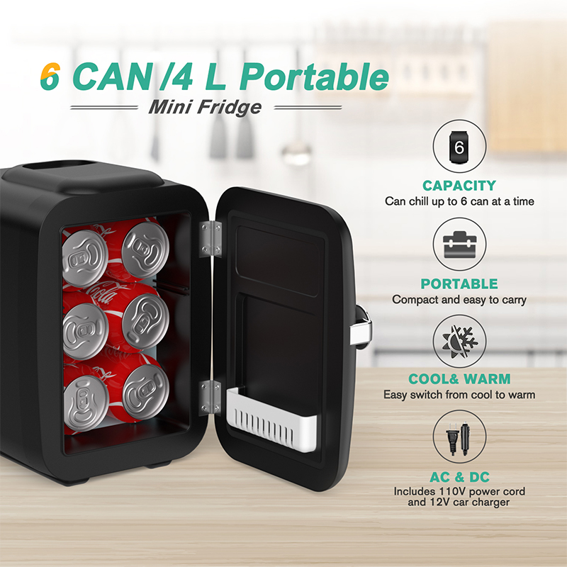 Crownful 4L ตู้เย็นขนาดเล็ก 11 - Beauty Makeup Fridge บทวิจารณ์และราคา