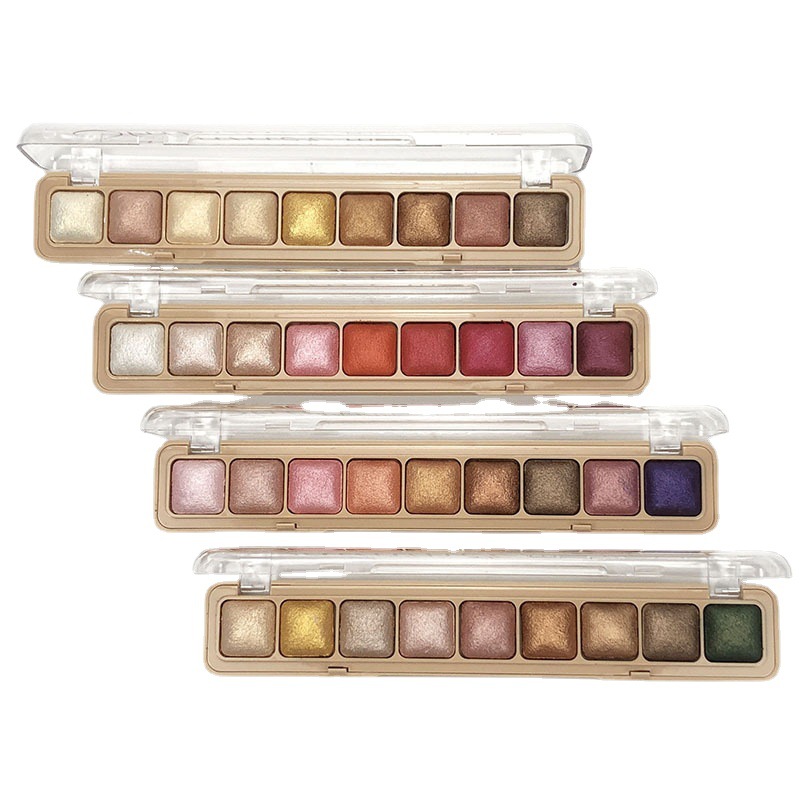 อายแชโดว์1Pc แบบด้านระยิบระยับ - Beauty Makeup Eyeshadow Palette บทวิจารณ์และราคา