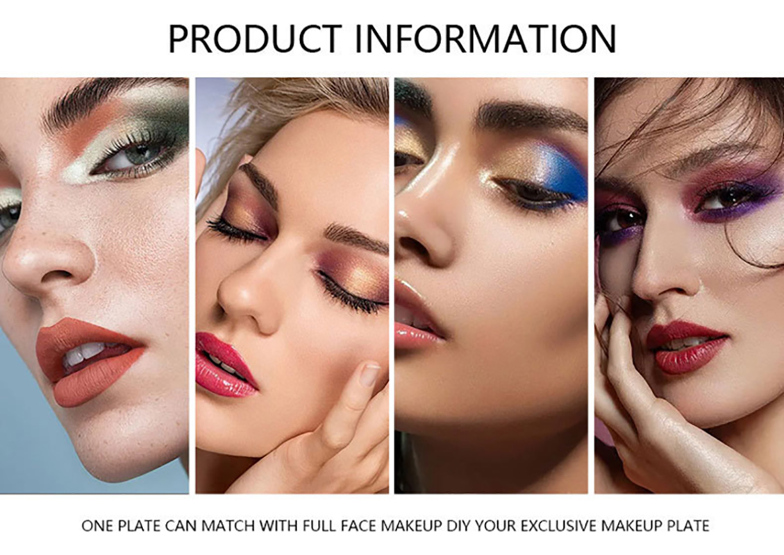 อายแชโดว์1Pc แบบด้านระยิบระยับ - Beauty Makeup Eyeshadow Palette บทวิจารณ์และราคา