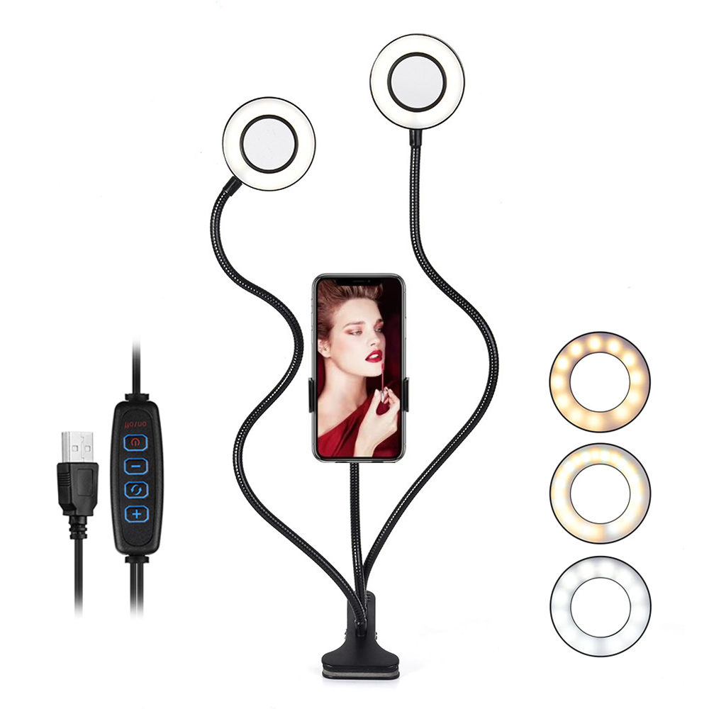 ไฟคู่ไฟ LED เติมวงแหวนแสง USB  - Led Ring Light บทวิจารณ์และราคา