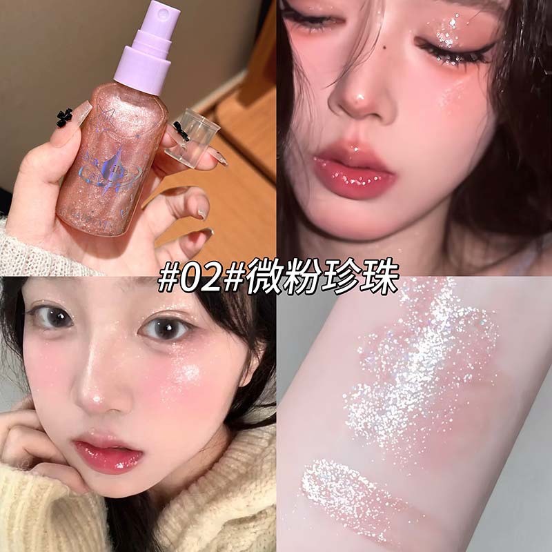 สเปรย์กลิตเตอร์สำหรับผิวกาย ปร - Beauty Makeup Look บทวิจารณ์และราคา