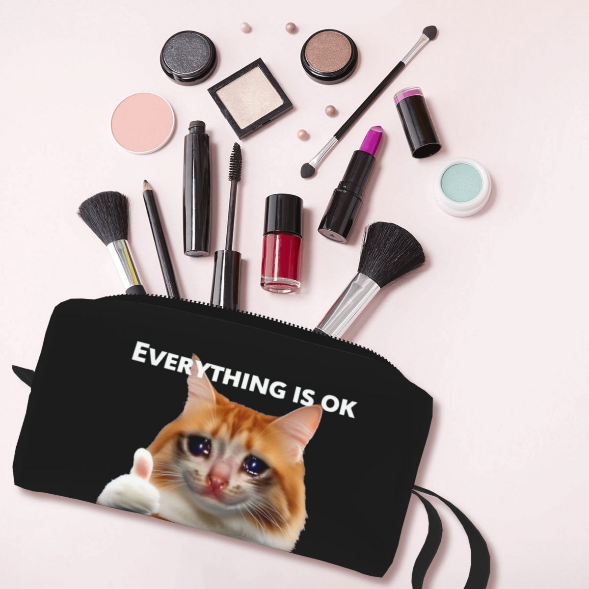 Everything's Ok Crying Cat Mem - Beauty Makeup Ok บทวิจารณ์และราคา