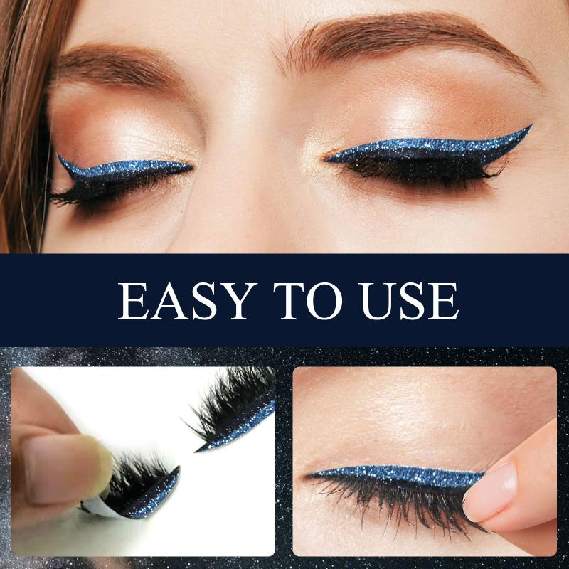 ชุดขนตาปลอมและสติกเกอร์อายไลเน - Beauty Makeup Look บทวิจารณ์และราคา