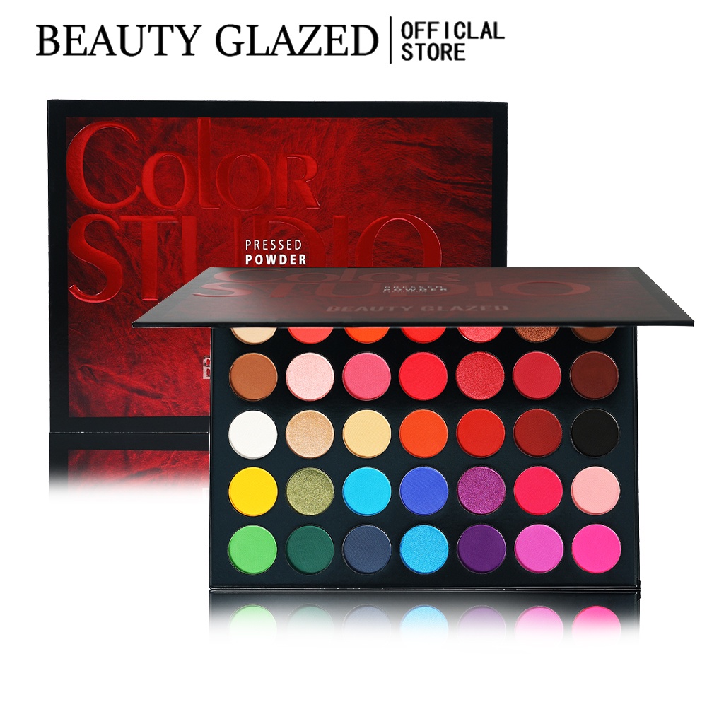 BEAUTY GLAZED Palette อายแชโดว - Beauty Makeup Eyeshadow Palette บทวิจารณ์และราคา