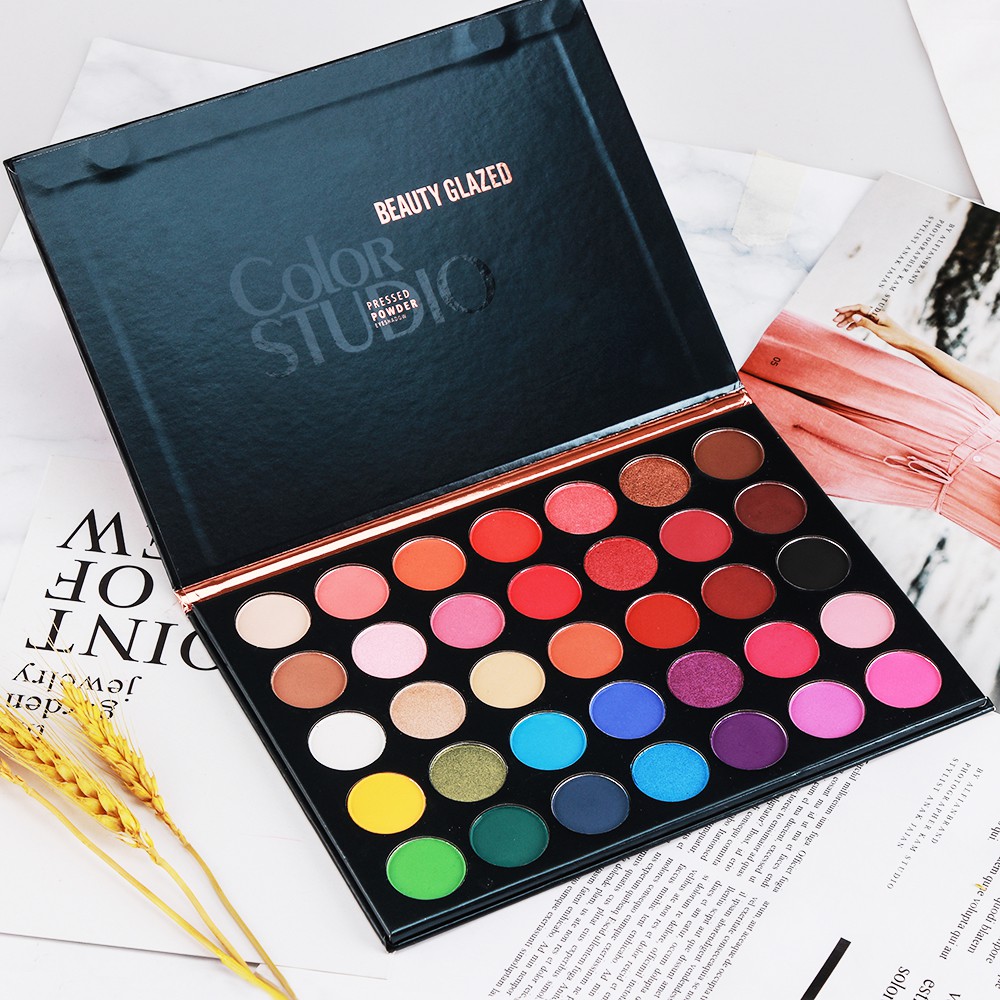 BEAUTY GLAZED Palette อายแชโดว - Beauty Makeup Eyeshadow Palette บทวิจารณ์และราคา