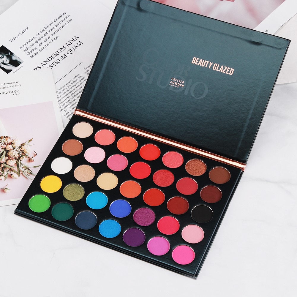 BEAUTY GLAZED Palette อายแชโดว - Beauty Makeup Eyeshadow Palette บทวิจารณ์และราคา
