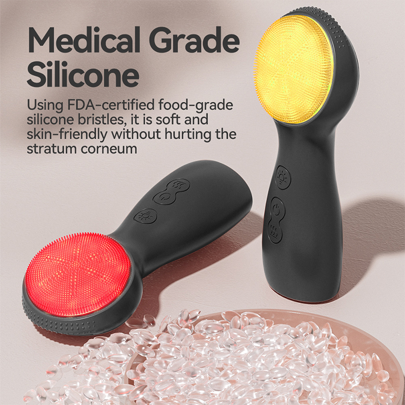 3 ใน 1 7 สี LED เครื่องนวดหน้า - Electric Face Cleanser Brush บทวิจารณ์และราคา