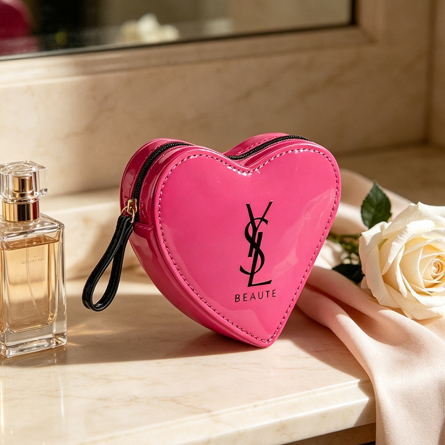 กระเป๋าเครื่องสำอาง YSL สีชมพู - Ysl Beauty Makeup บทวิจารณ์และราคา