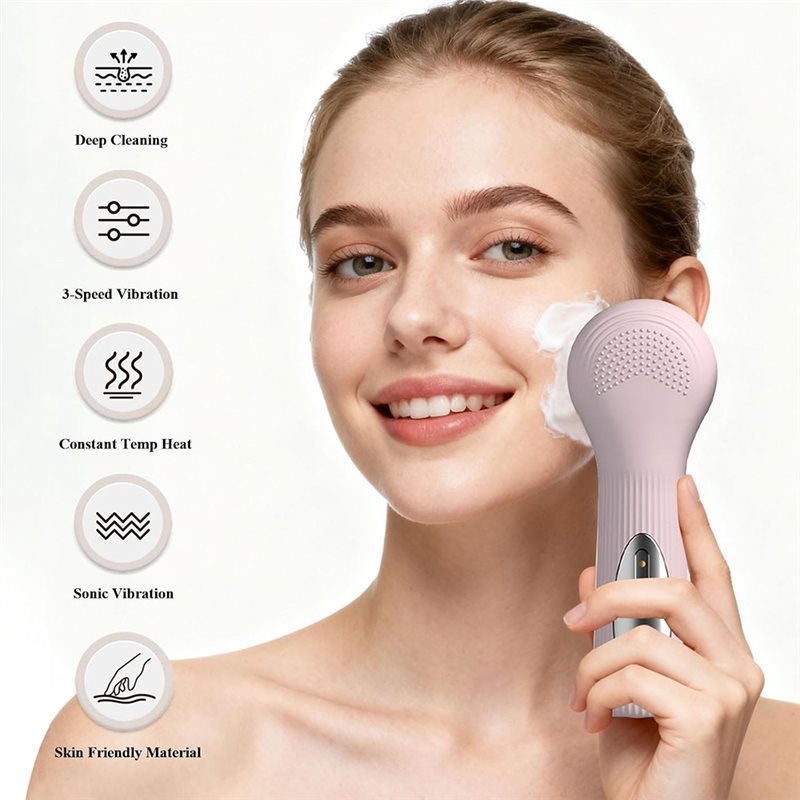 B15C แปรงทำความสะอาดผิวหน้าไฟฟ - Electric Face Cleanser Brush บทวิจารณ์และราคา